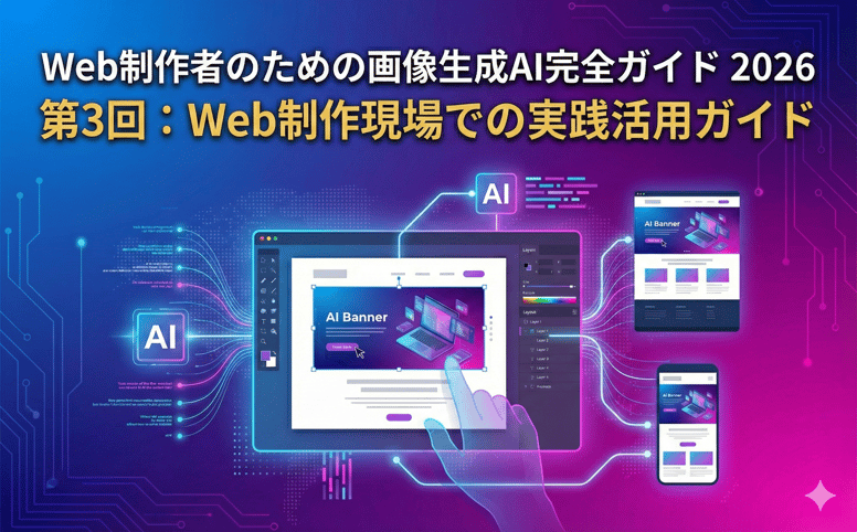 【連載】Web制作者のための画像生成AI完全ガイド 2026 ー 第3回:Web制作現場での実践活用ガイド(最終回)