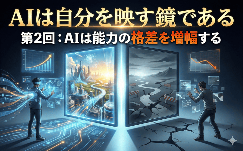 AIは自分を映す鏡である― 第2回：AIは能力の格差を増幅する