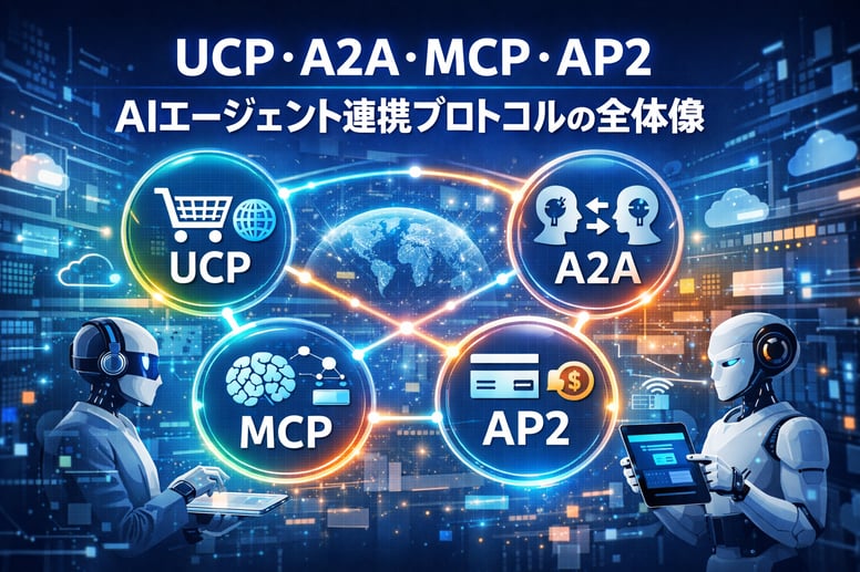 UCP・A2A・MCP・AP2 | AIエージェント連携プロトコルの全体像